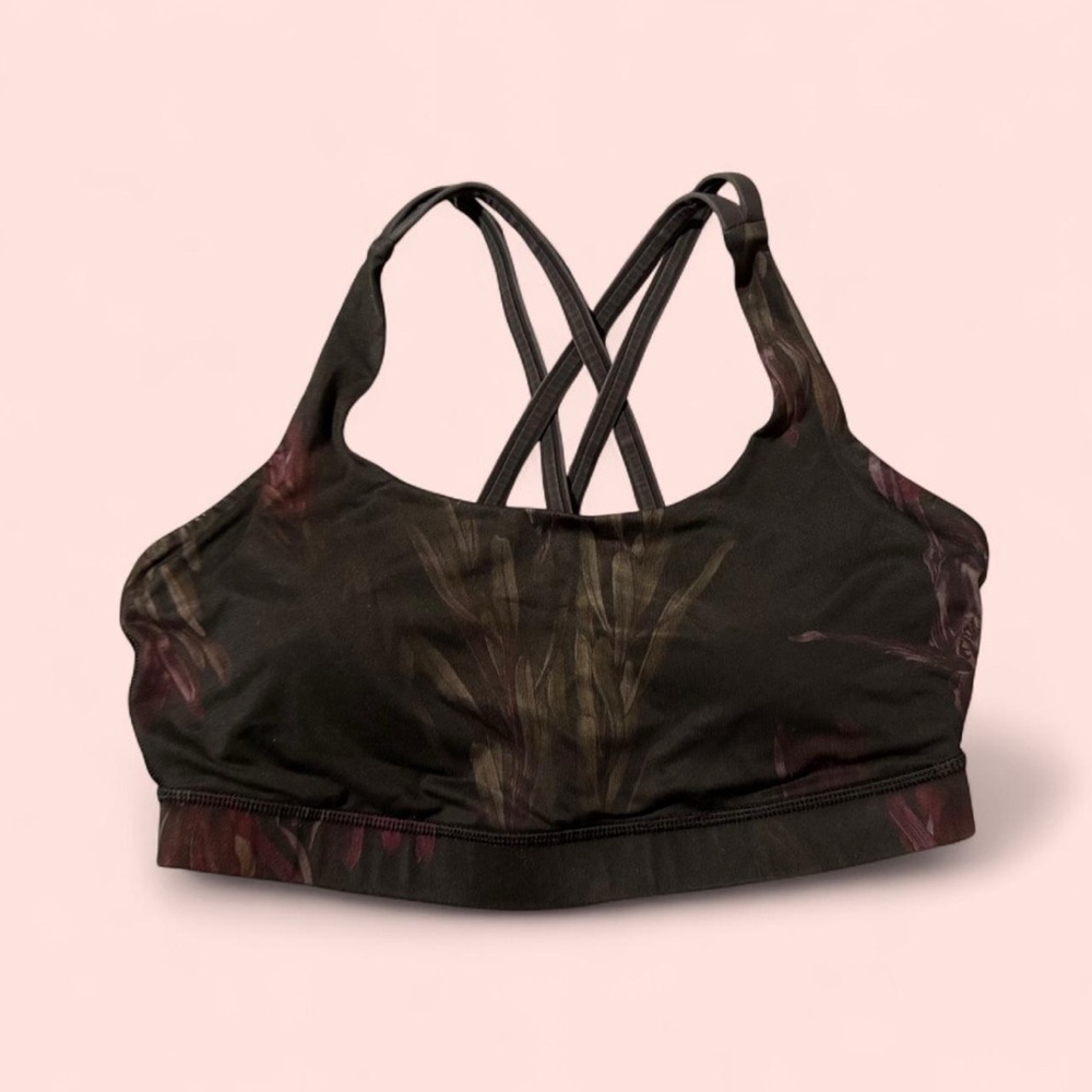 Lululemon Athletica Floral Sports Bra